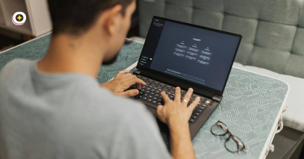 Illustration de l’usage de l’IA en communication associative et fundraising pour créer des contenus engageants